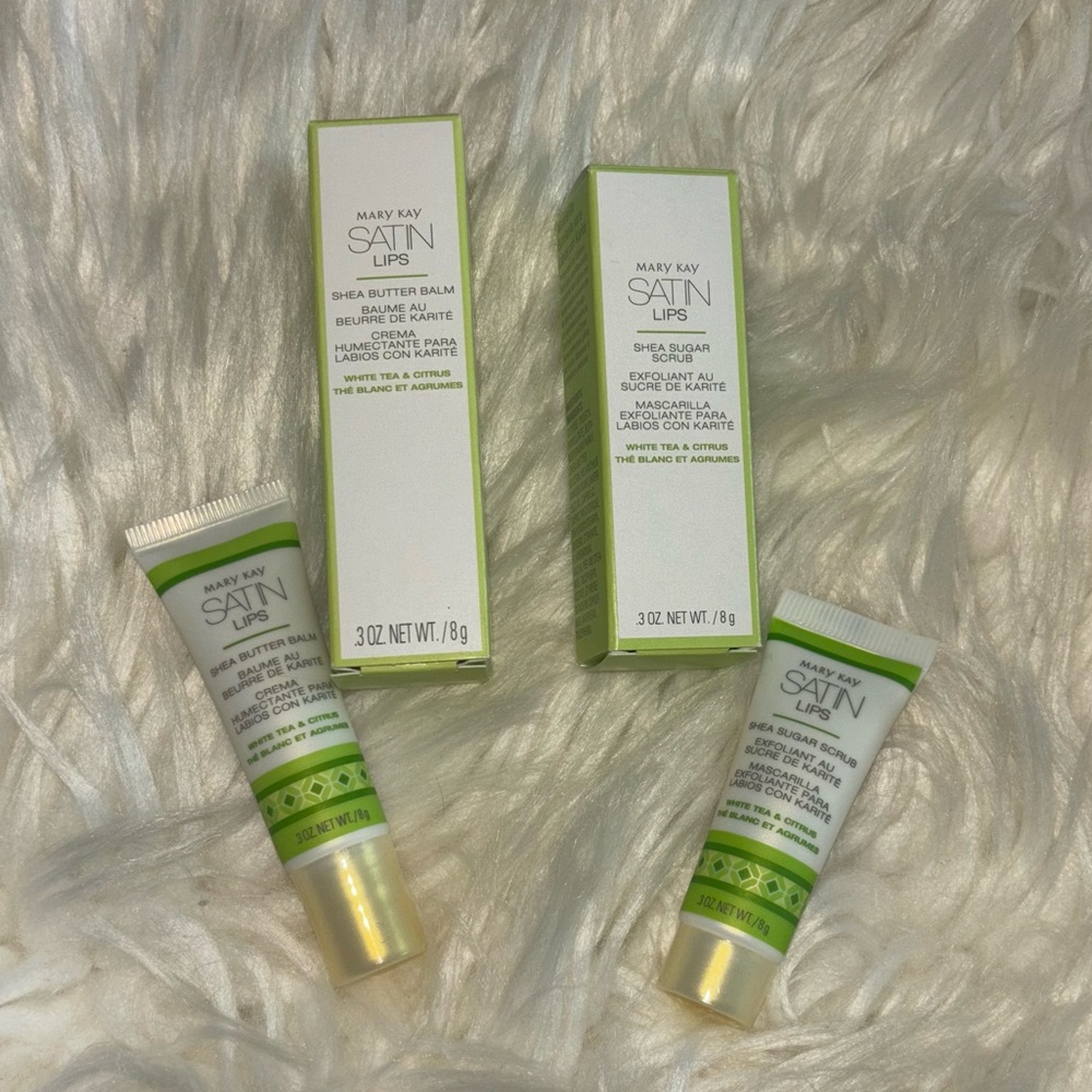 NEW Mary Kay White Tea & Citrus Satin Lips Set